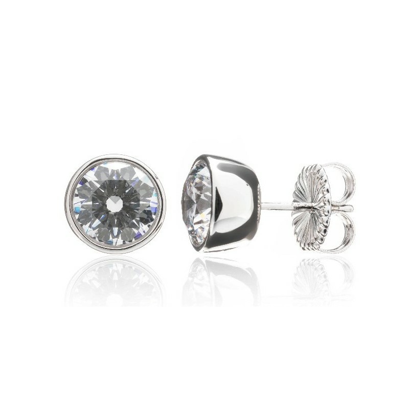 Pendientes Camaleoni Potala Plata Rodio Chaton WP009/2.00