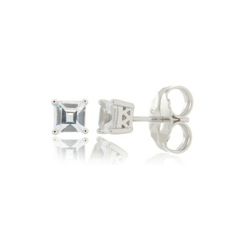 Pendientes Camaleoni Anzu  Plata Rodio Multifaces WP065.5/CP