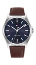 Reloj Tommy Hilfiger Bruce Azul y Piel Marrón Hombre 1710669