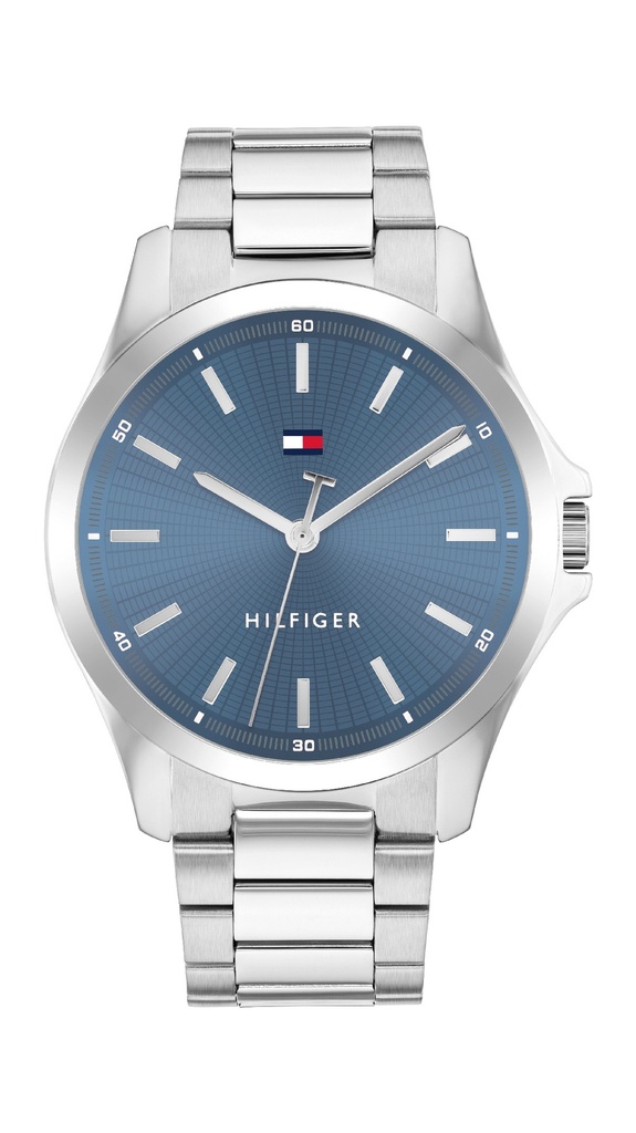 Reloj Tommy Hilfiger Bruce Acero Inox. y Azul Hombre 1710670
