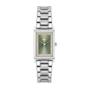 RELOJ LACOSTE MUJER CATHERINE PLATEADO Y VERDE