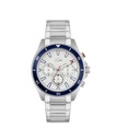 Reloj Lacoste Hombre Mainsail Cronógrafo Acero Plateado Esfera Blanca 2011360