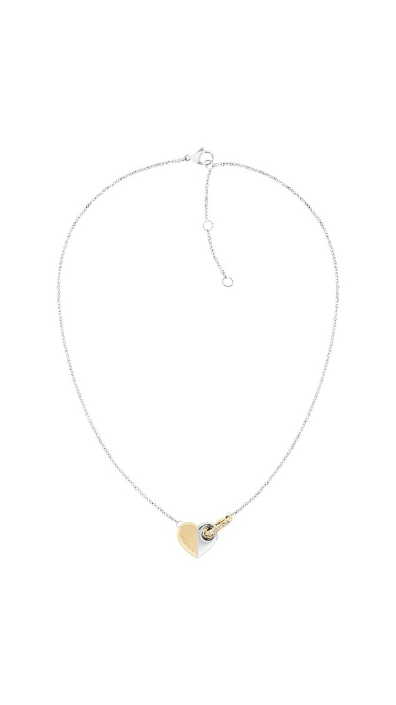 Collar Tommy Hilfiger Corazón Acero Bicolor 2780878