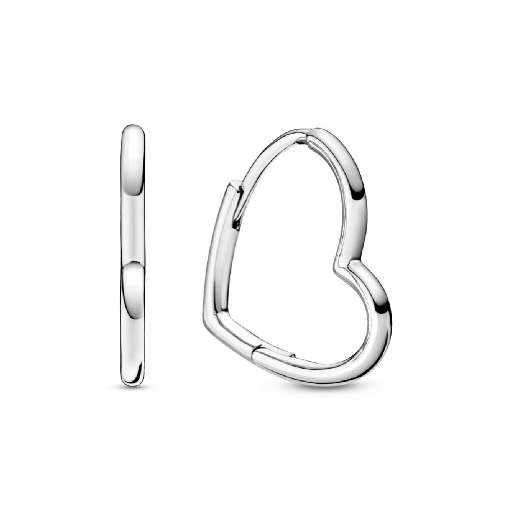 Pendientes Pandora Corazón Asimétrico 298307C00