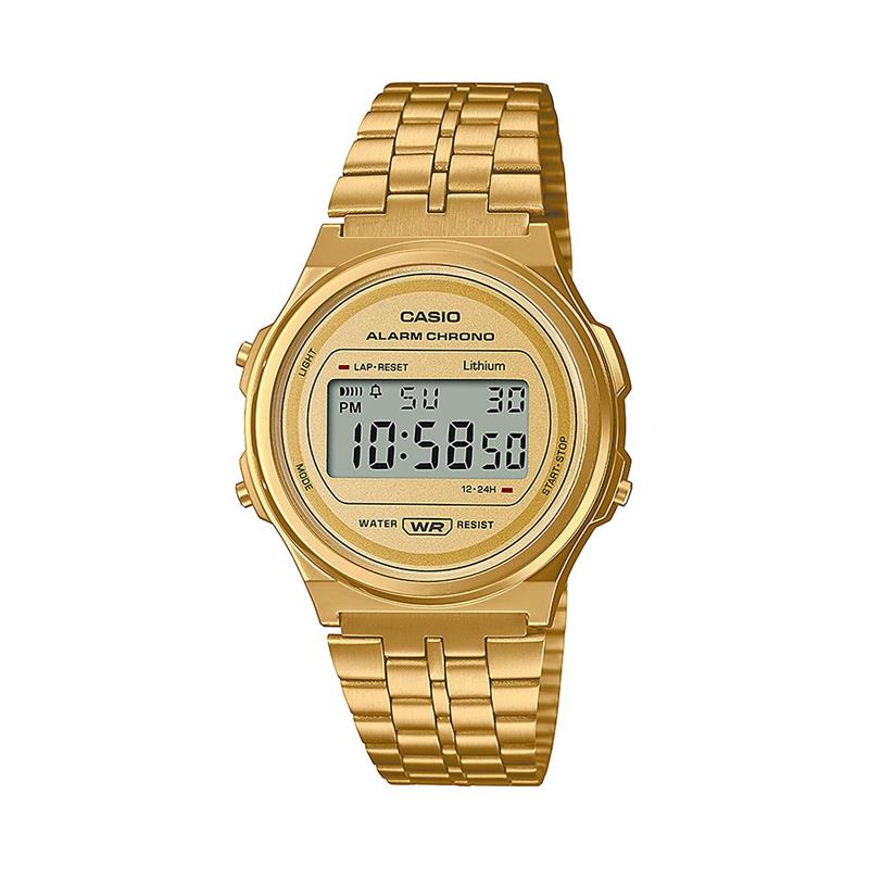 Reloj Casio Vintage Unisex Dorado Round