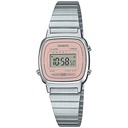 Reloj Casio Vintage Mujer Plateado Esfera Rosa LA670WEA-4A2EF
