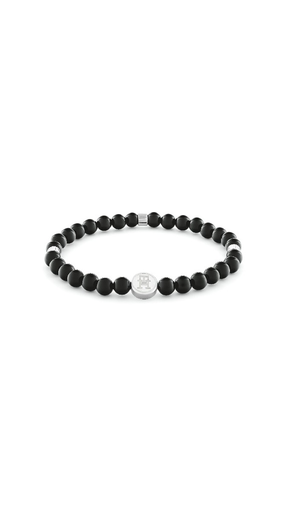 Pulsera Tommy Hilfiger Hombre Beads Bolas y Chapa Acero Inoxidable 2790609 