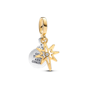 Charm Colgante Pandora Grabable Estrella Polar con diamante sintético 763588C01