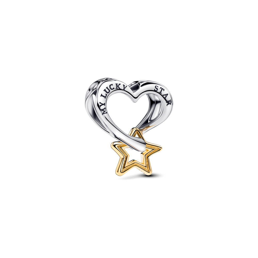 Charm Estrella y Corazón de la Suerte 