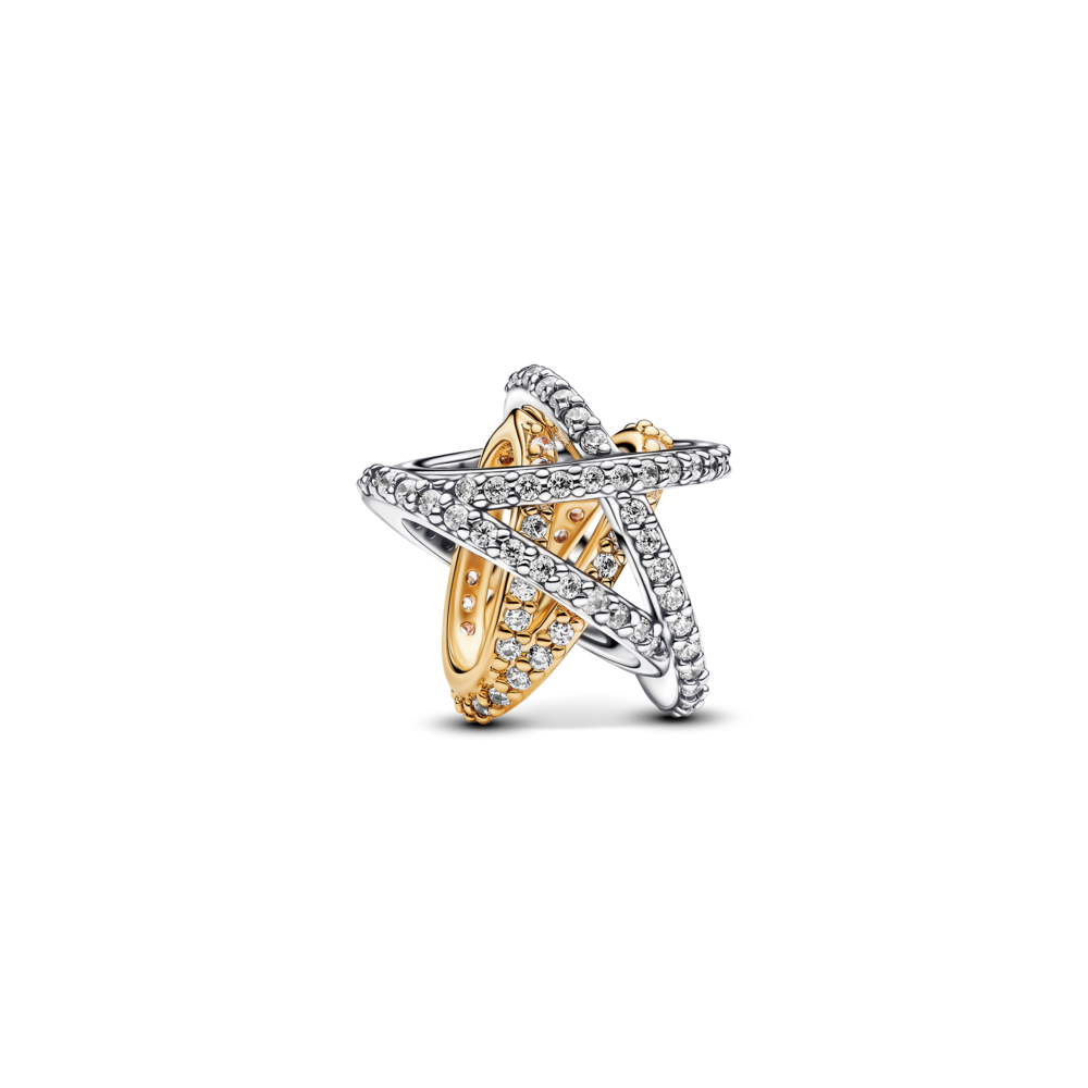 Charm  Pandora Estrella Cruzada Brillante