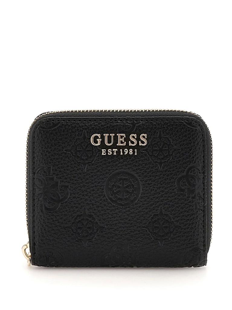 Cartera Guess Mini Gerty con logotipo 4G Negro