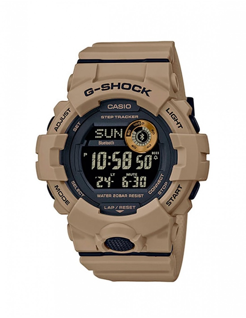 RELOJ CASIO G-SHOCK HOMBRE G-SQUAD MARRÓN