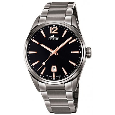 Reloj Lotus Chrono Hombre Esfera Negra 18684/2