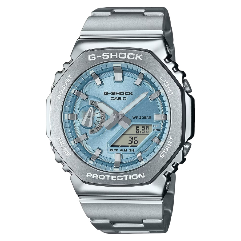 Reloj Casio G-Steel Hombre Azul Cielo GM-2110D-2AER
