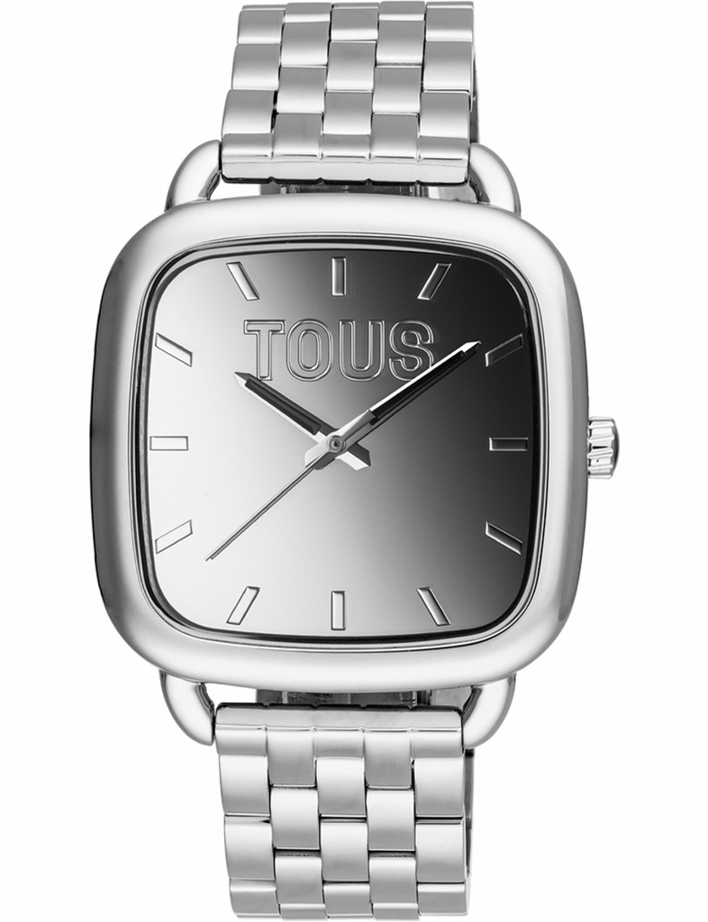 RELOJ TOUS MUJER LOGO MIRROR PLATEADO ANALOGICO MUJER