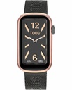 Reloj Tous Smartwatch Mujer T-Band Mesh Brazalete Acero IP Gris y Caja Aluminio IP Rosado 3000132300