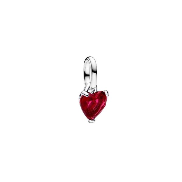 Mini Charm Pandora Colgante Corazón Rojo 793450C01
