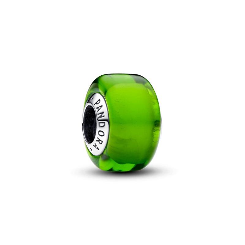 Charm Mini Pandora Cristal de Murano Verde