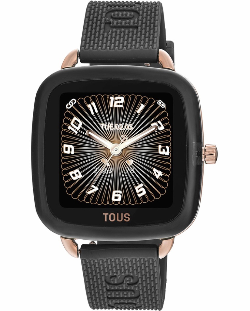 Reloj Tous Smartwatch Unisex D-Connect Correa Silicona Negra 300358082