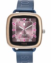 Reloj Tous Smartwatch D-Connect Unisex acero IP rosa y brazalete de acero IP azul