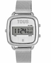 Reloj Tous Mujer Digital D-Logo New Brazalete Acero Plateado 300358100