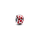 Charm Pandora de Clip Redondo Corazones Rojos 793679C01