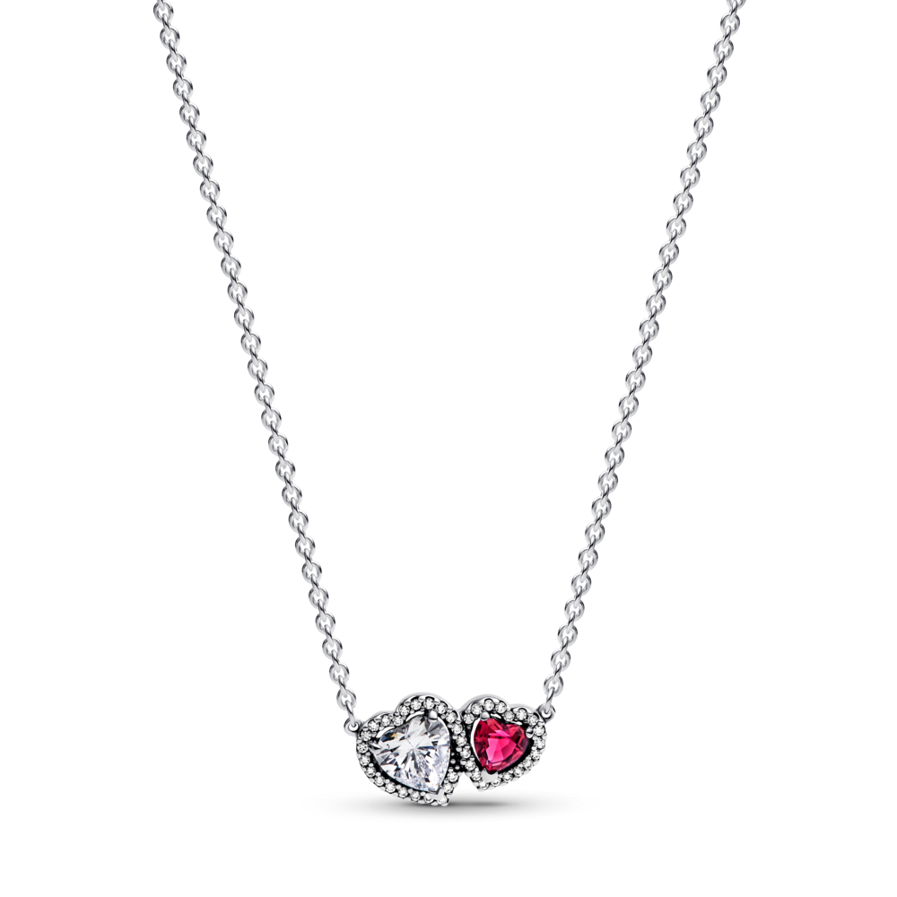 Collar Pandora Halo Corazones