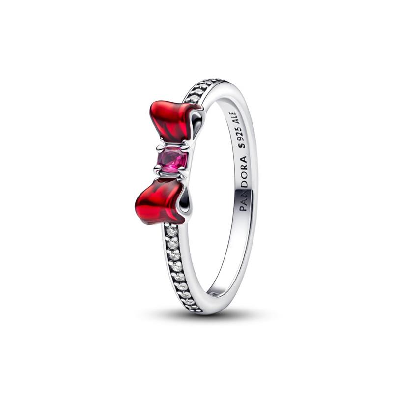 Anillo Pandora Lazo Princesa Blancanieves de Disney 