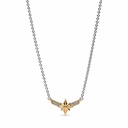 Collar Pandora Shine Octograma Estrella de Capitana Marvel Dos Tonos
