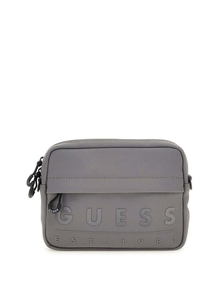 Bolso Guess Bandolera Mini Logotipo Sondrio Gris