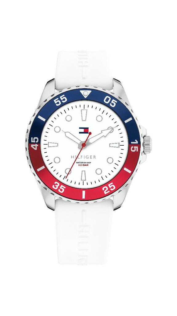 Reloj Tommy Hilfiger Niño Boys silicona blanco