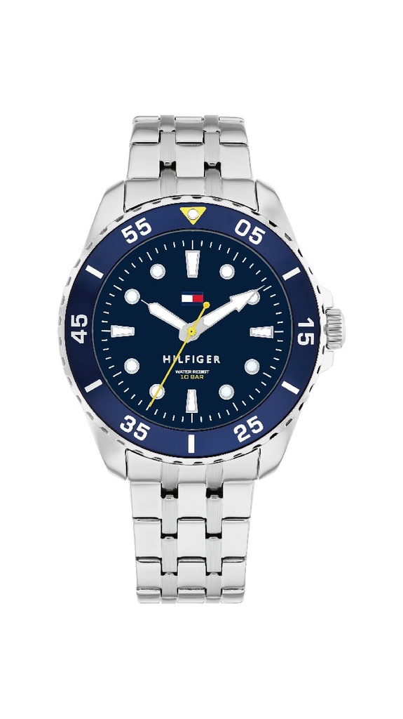 Reloj Tommy Hilfiger Niño Boys Acero Esfera Azul 