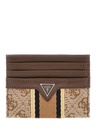 Tarjetero Guess Marrón Logo Peony Madrid Case