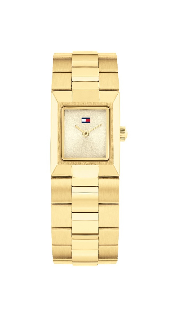 Reloj Tommy Hilfiger Mujer Mini Dial Analógico Acero IP Dorado 1782787