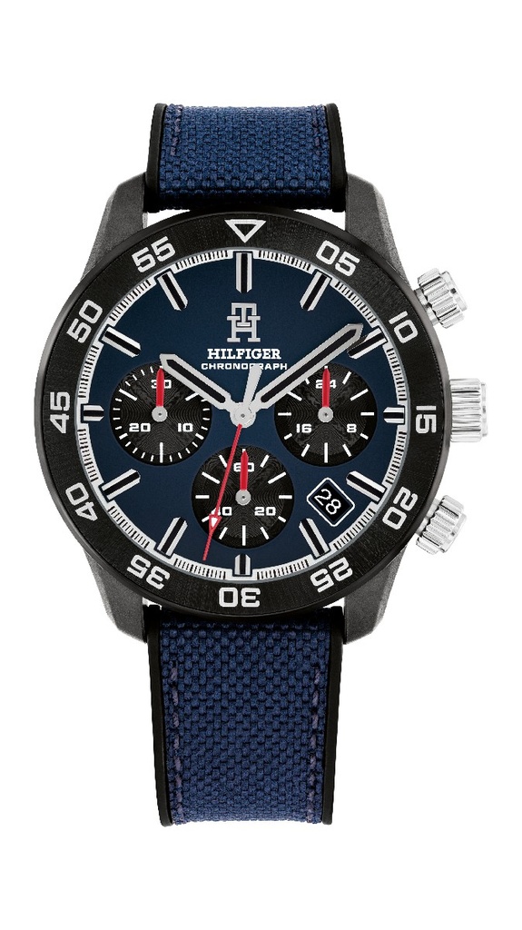 Reloj Tommy Hilfiger TH85 Crono Carbon