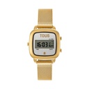 Reloj Tous Mujer D-Logo Mini Digital Acero IPG Esterilla Dorado 3000139500