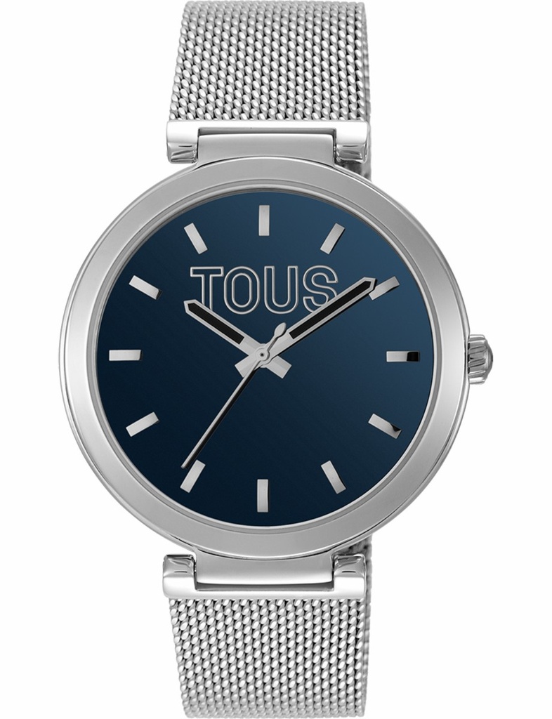 RELOJ TOUS S-MESH MIRROR SS ESFERA AZUL