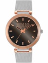 Reloj Tous Mujer S-Mesh Mirror Acero Inoxidable SS/IPRG Esfera Chocolate 3000142500
