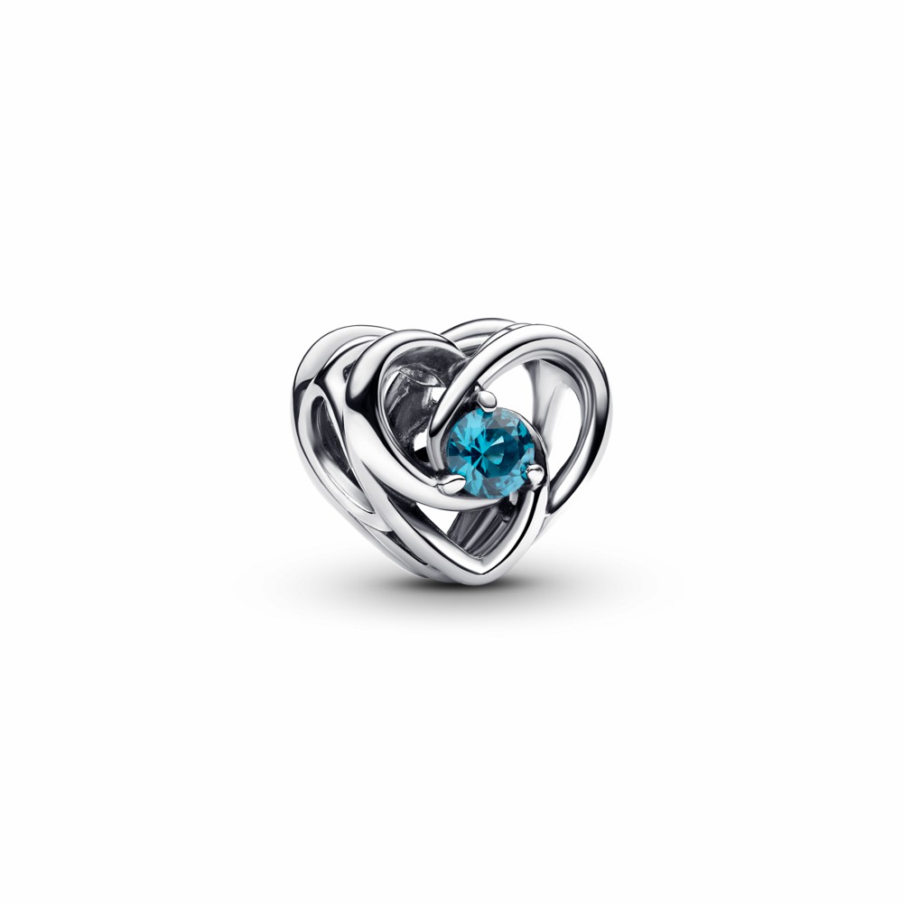 Charm Pandora Corazón y Gemas Entrelazados 793744C01
