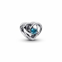 Charm Pandora Corazón y Gemas Entrelazados 793744C01
