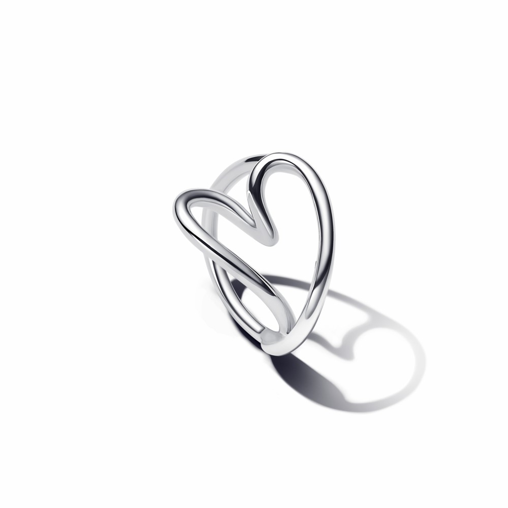 Anillo Pandora Corazón Forma Orgánica 193288C00