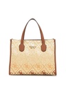 BOLSO GUESS SILVANA 4G RAFIA