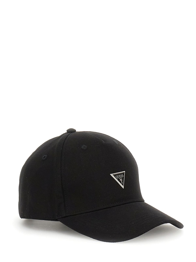 Gorra Guess London con logotipo triángulo Black