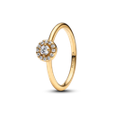 Anillo Pandora Halo Redondo en Pavé 