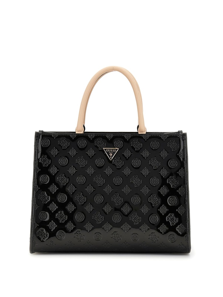 Bolso Guess de Mano Arnela Negro Logotipo 4G Peony TV949622-BLACKLG