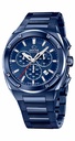 Reloj Jaguar Suizo Hombre Executive Cronógrafo Acero IP Azul J991/1