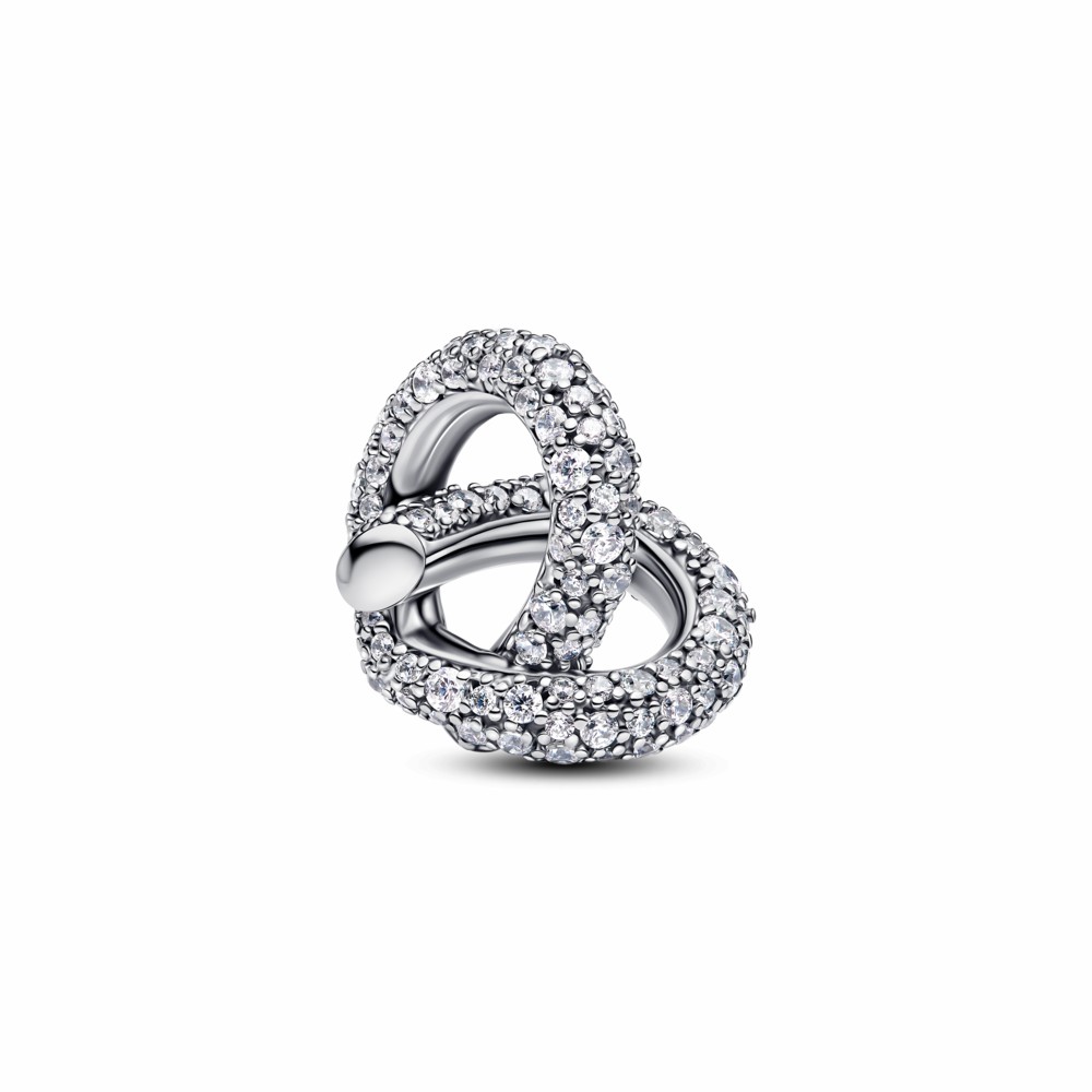 Charm Pandora Corazón Nudo Infinito y Pavé 793771C01