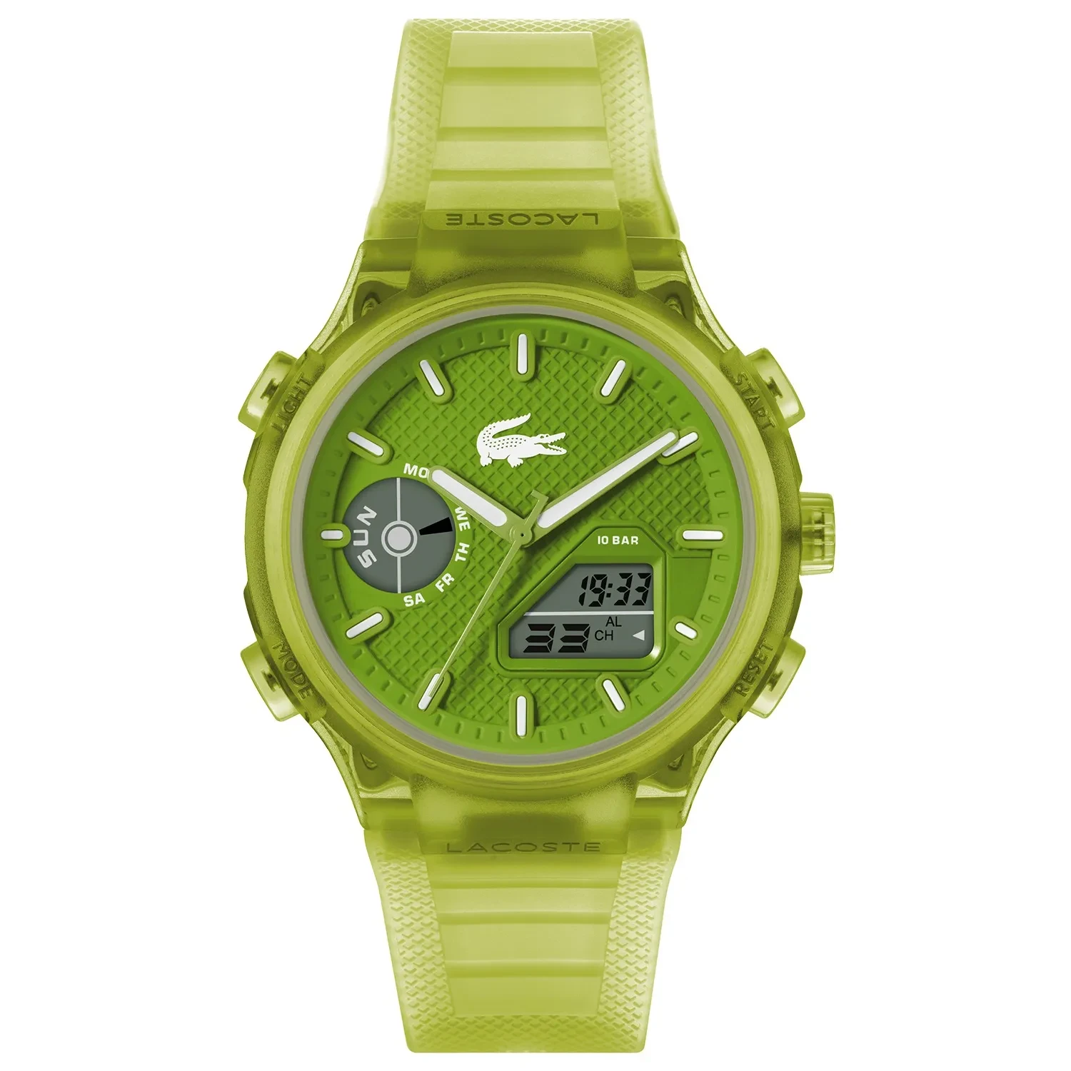 Reloj Lacoste LC33 Hombre Analógico-Digital Silicona Verde  2011432