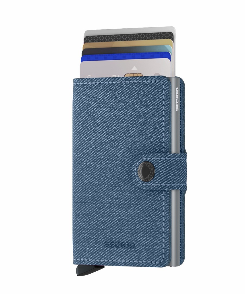 Cartera Secrid  Miniwallet Twist Jeans Blue