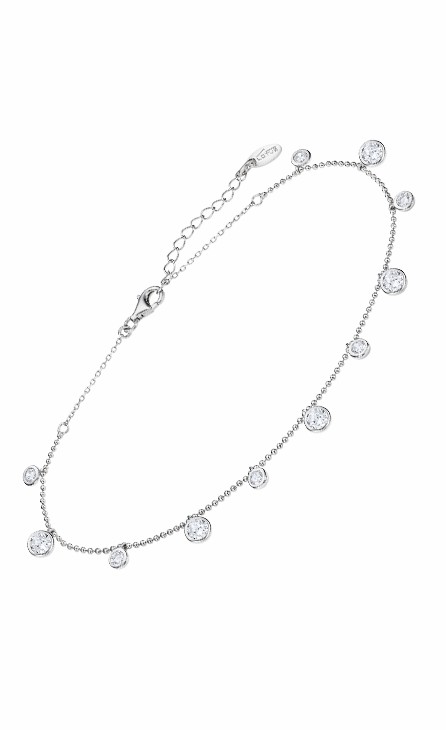 Tobillera Lotus Silver Mujer Circonitas Blancas Plata LP3243-8/1